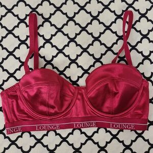 Lounge Underwear Balconette Bra Size 32C Red